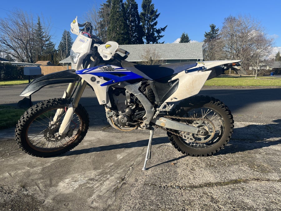 2013 Yamaha WR450F plated and street legal