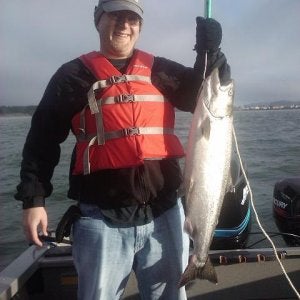 First Chinook Salmon